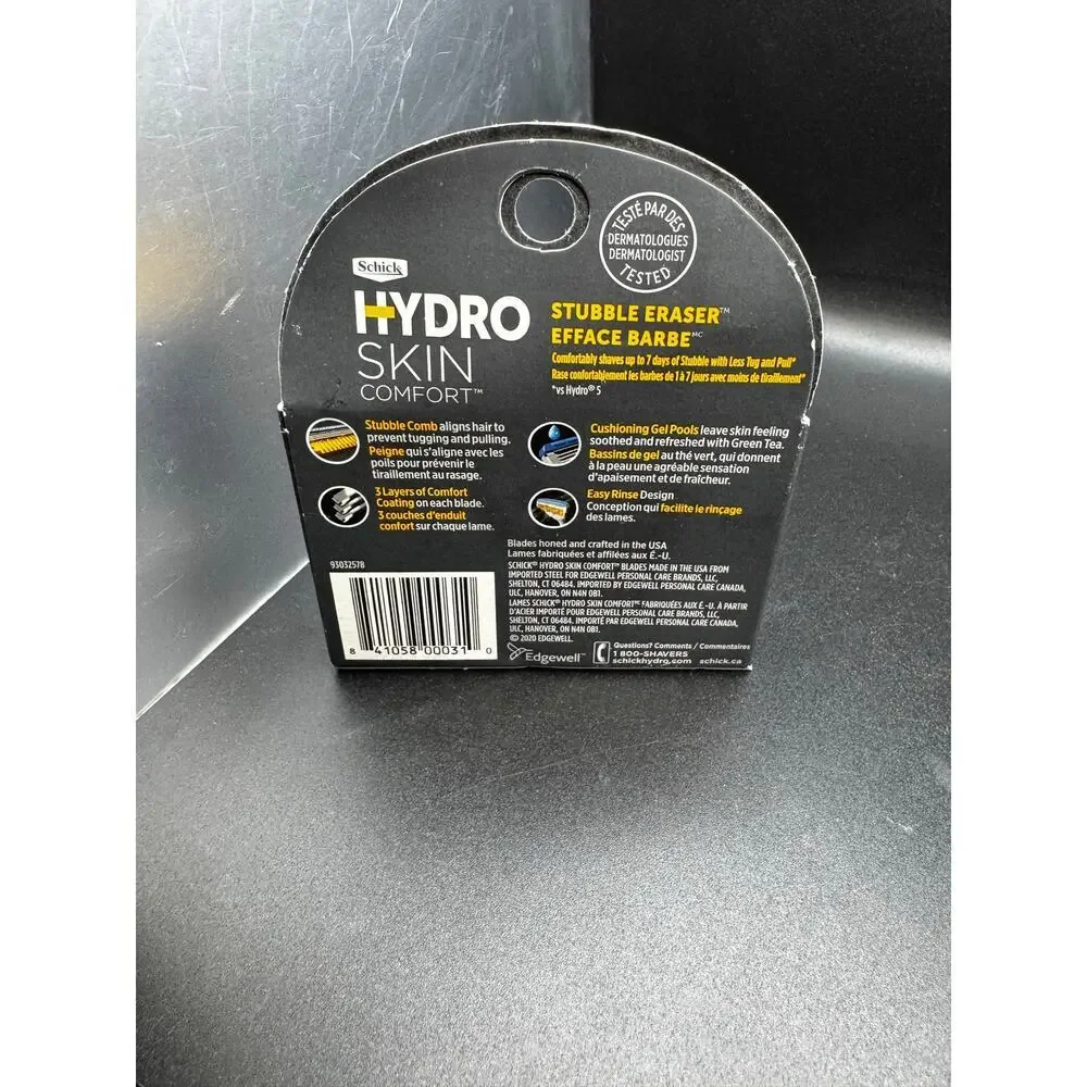 NWT HydroSkin Comfort 4 Razor Cartridges